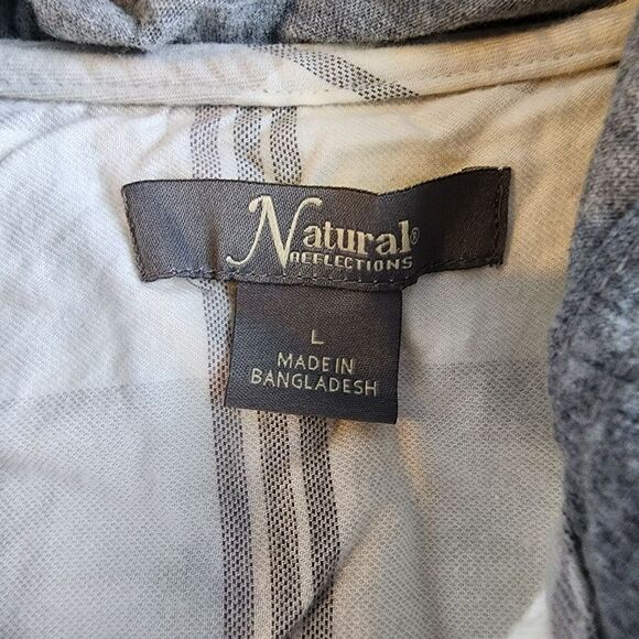 Natural Reflections Hooded Flannel Long-Sleeve Shirt - Picture 6 of 9